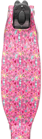 Самокат детский трехколесный Игрокат складной Dino Print Princess black
