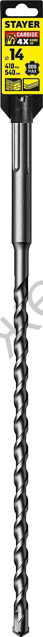 STAYER HERCULES-4Х 14 x 410/540 мм, SDS-max бур, PROFESSIONAL (29370-410-14)