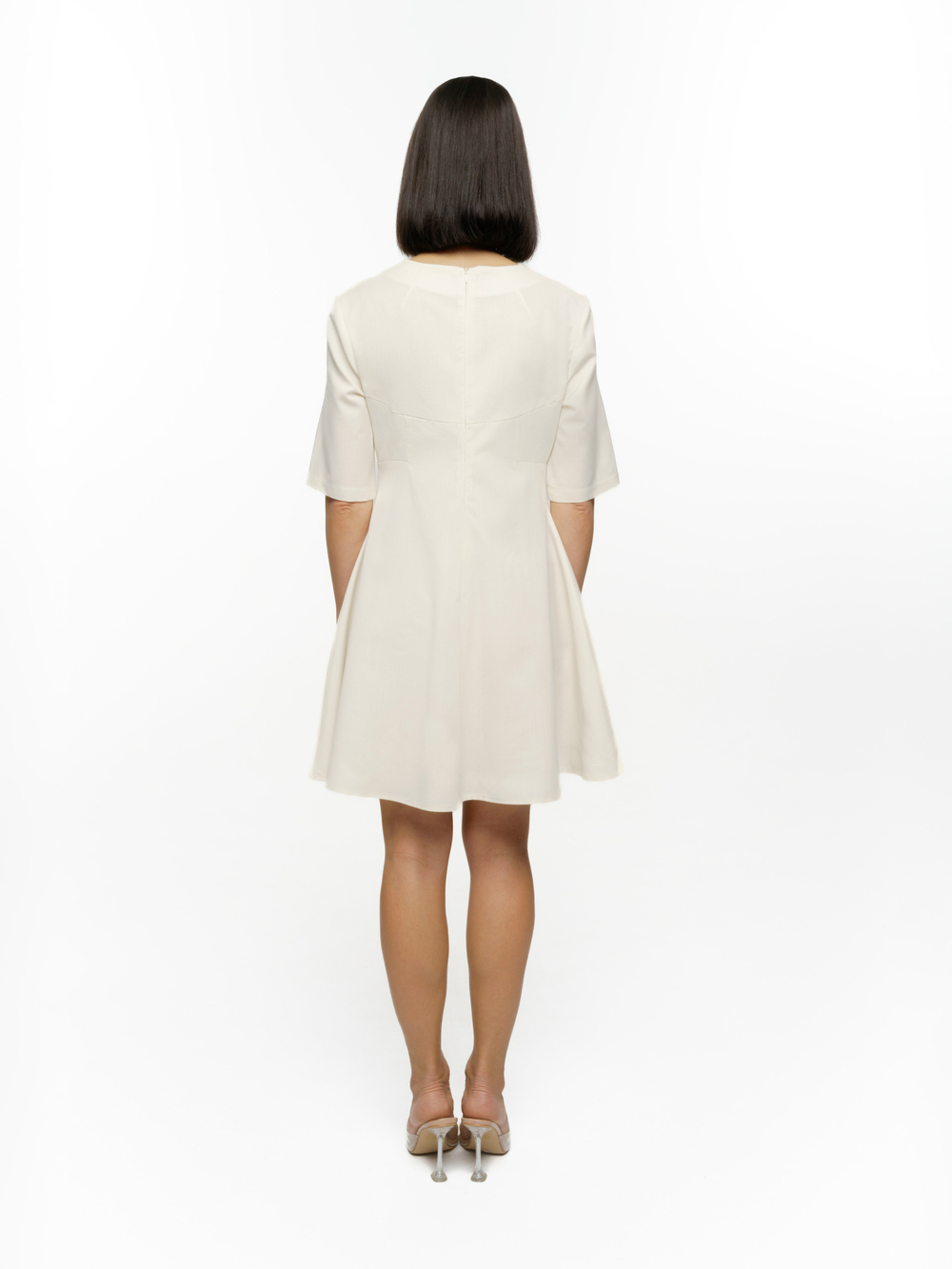 Merino wool blend dress