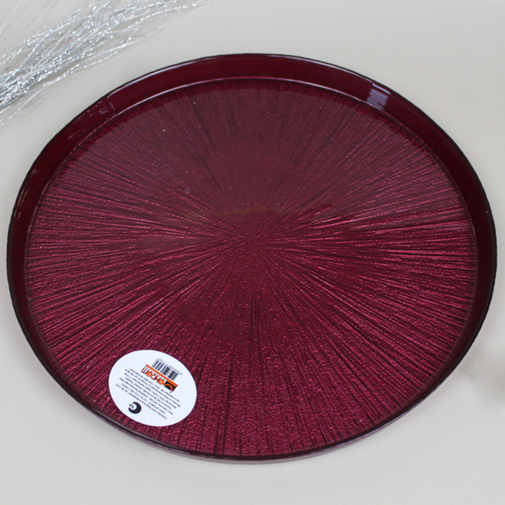 Тарелка 28см «Бургундская кувшинка»