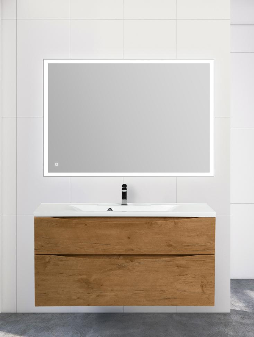 Тумба подвесная с раковиной BelBagno MARINO-H60-1100-2C-SO-RN-P