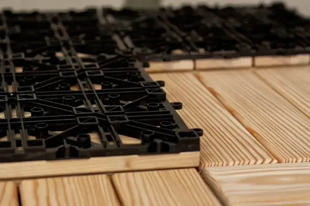 Садовый паркет (модульное покрытие) из лиственницы 11шт