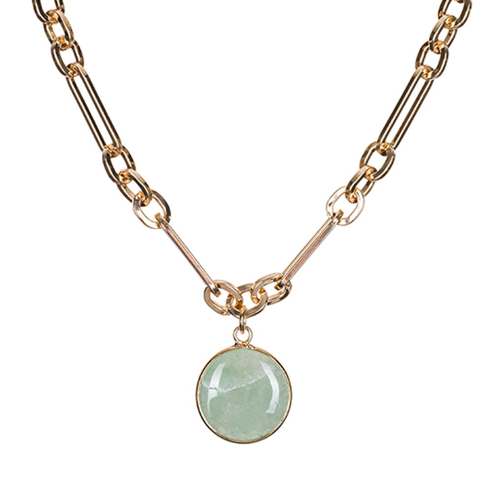 Колье Fiore Luna GREEN AVENTURINE LN5150 G/G