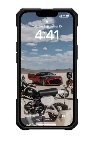 Чехол с поддержкой MAGSAFE Uag Monarch Pro для iPhone 14 6.1", цвет карбон (Carbon Fiber)