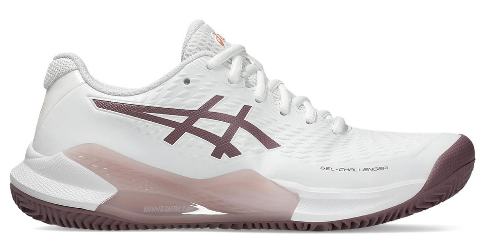 Женские теннисные кроссовки Asics Gel-Challenger 14 Clay - white/dusty mauve