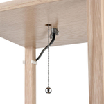 8091/1F COMFI LN25 361 дерево/белый, дерево/текстиль Торшер Е27 1*60W 220V PRACTIC