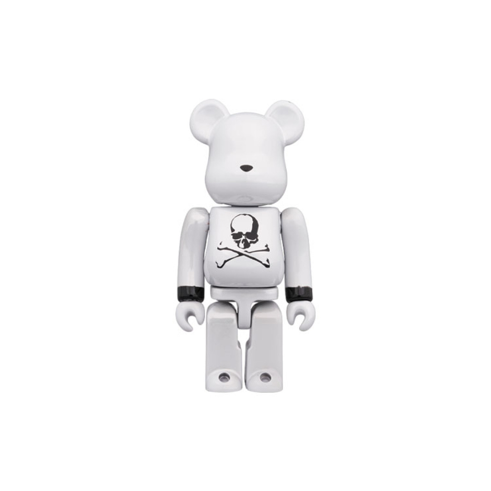 Дизайнерские игрушки BE@RBRICK x mastermind JAPAN MMJ WHITE CHROME, BEARBRICK3566