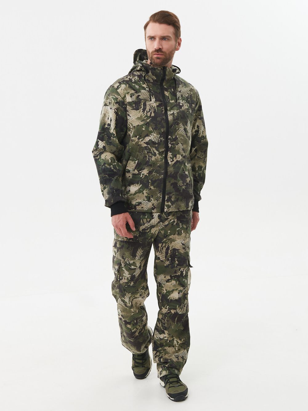 Костюм летний Тайга-3 ткань Твил-Пич цвет Зеленый Питон