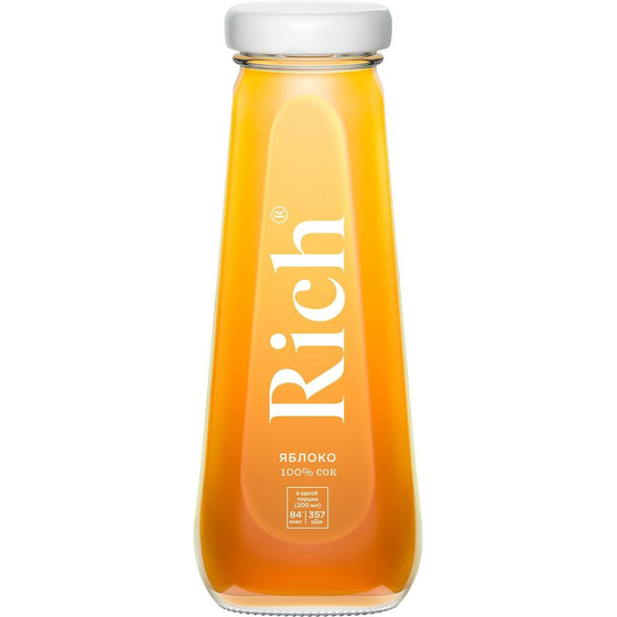 Сок Яблоко 0,2 л "РИЧ" стекло [12]