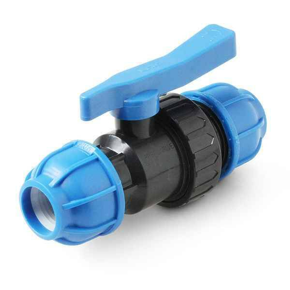 Кран компрессионный ПНД Pro Aqua UNIO d32мм