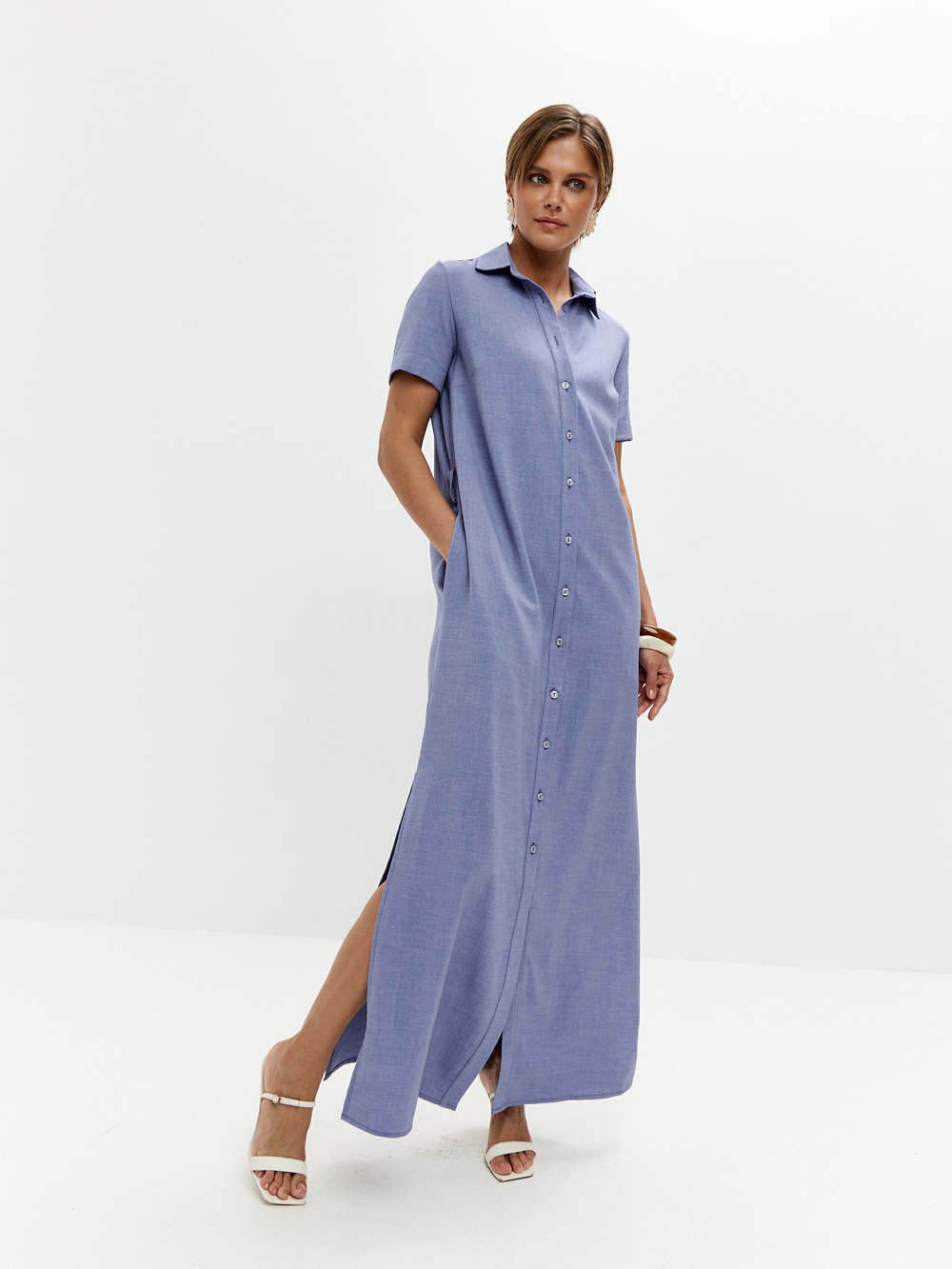 Васильковое платье Грейс