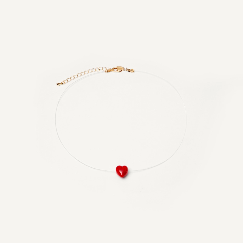 Колье Стеклянное Сердце