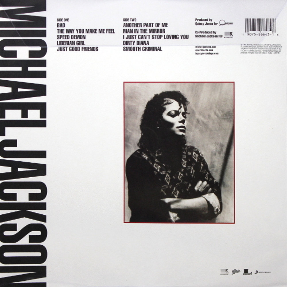 Michael Jackson / Bad (Picture Disc)(LP)