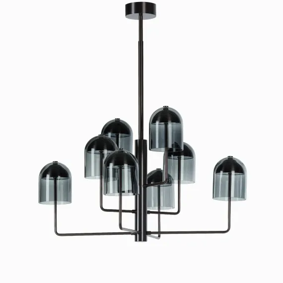 Подвесной светильник Aegis Ø98 см, дымчатый, бронзовый