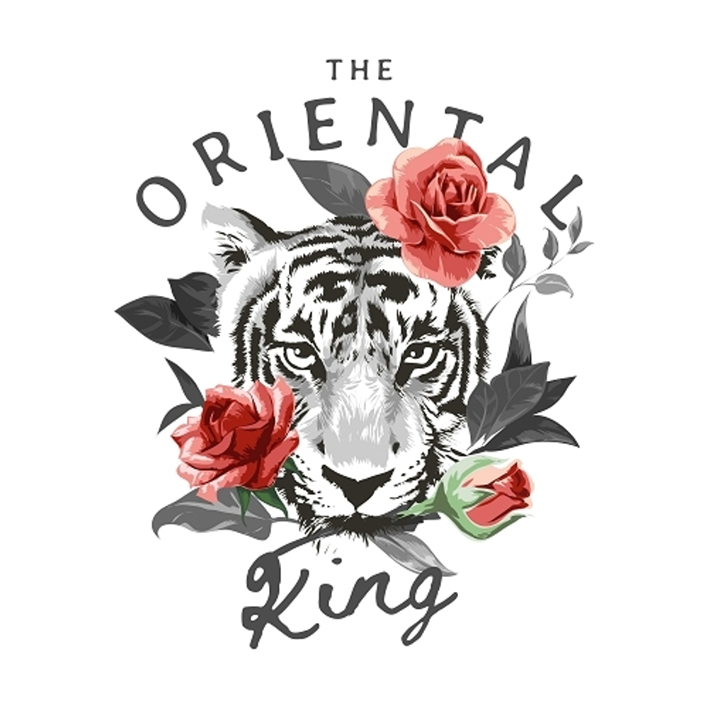 принт The oriental king