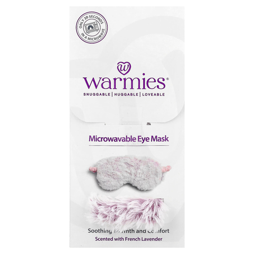 Warmies, маска на глаза для микроволновой печи, алтея и французская лаванда, 1 шт.