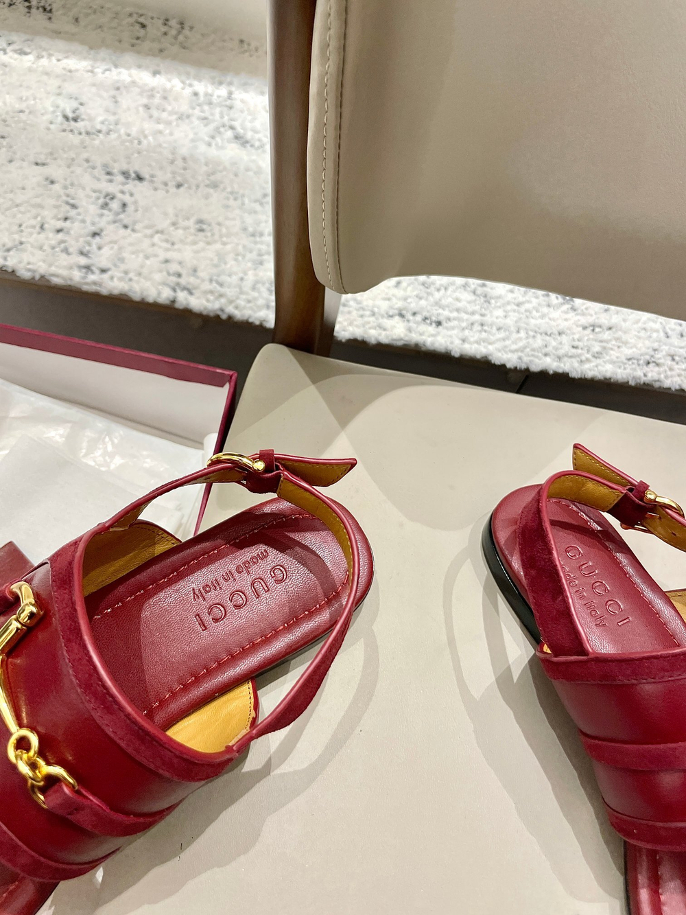 Gucci Horsebit Thong Sandal