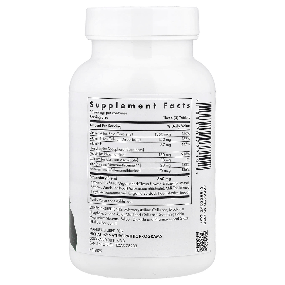 Michael's Health, Skin Factors, 90 вегетарианских таблеток
