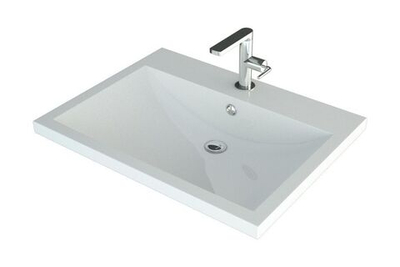 AM-LAV-580-MR-A Раковина из искусственного мрамора ДЛЯ МЕБЕЛИ PLATINO