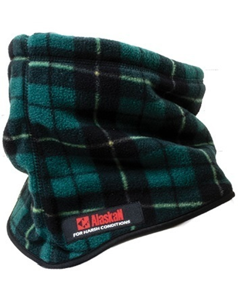 Шарф флисовый бордовый