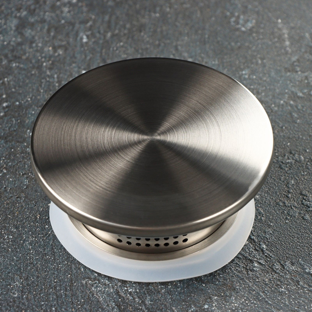 Крышка для ёмкостей Доляна, d=7 см, нержавеющая сталь (Цвет: не задано)