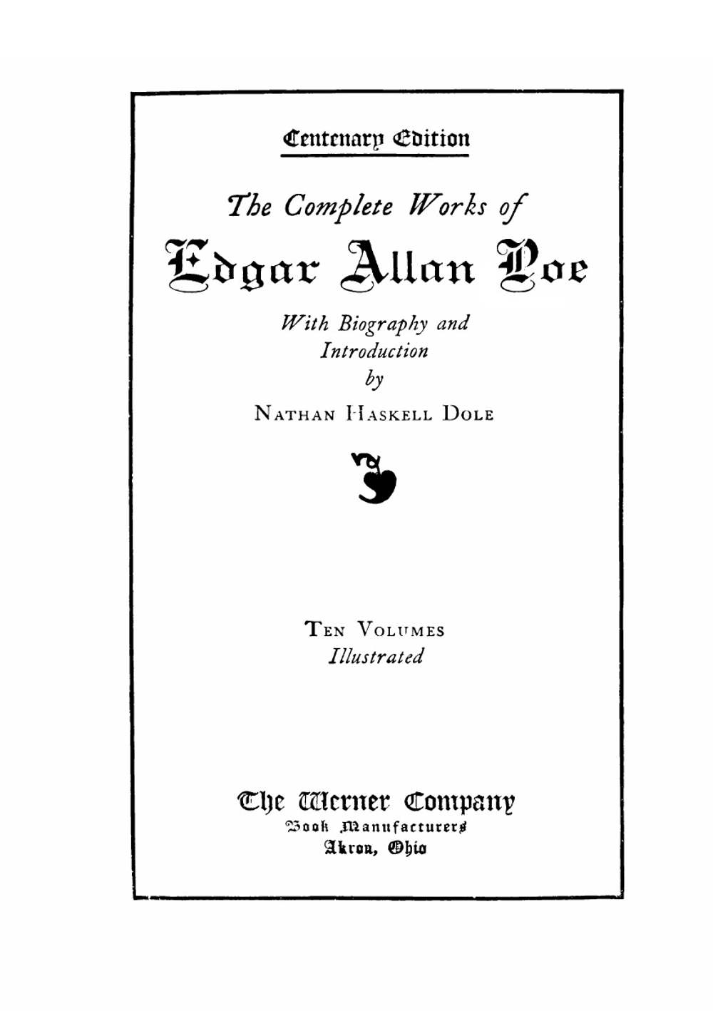 The complete works of Edgar Allan Poe. Volume 1 | Эдгар По