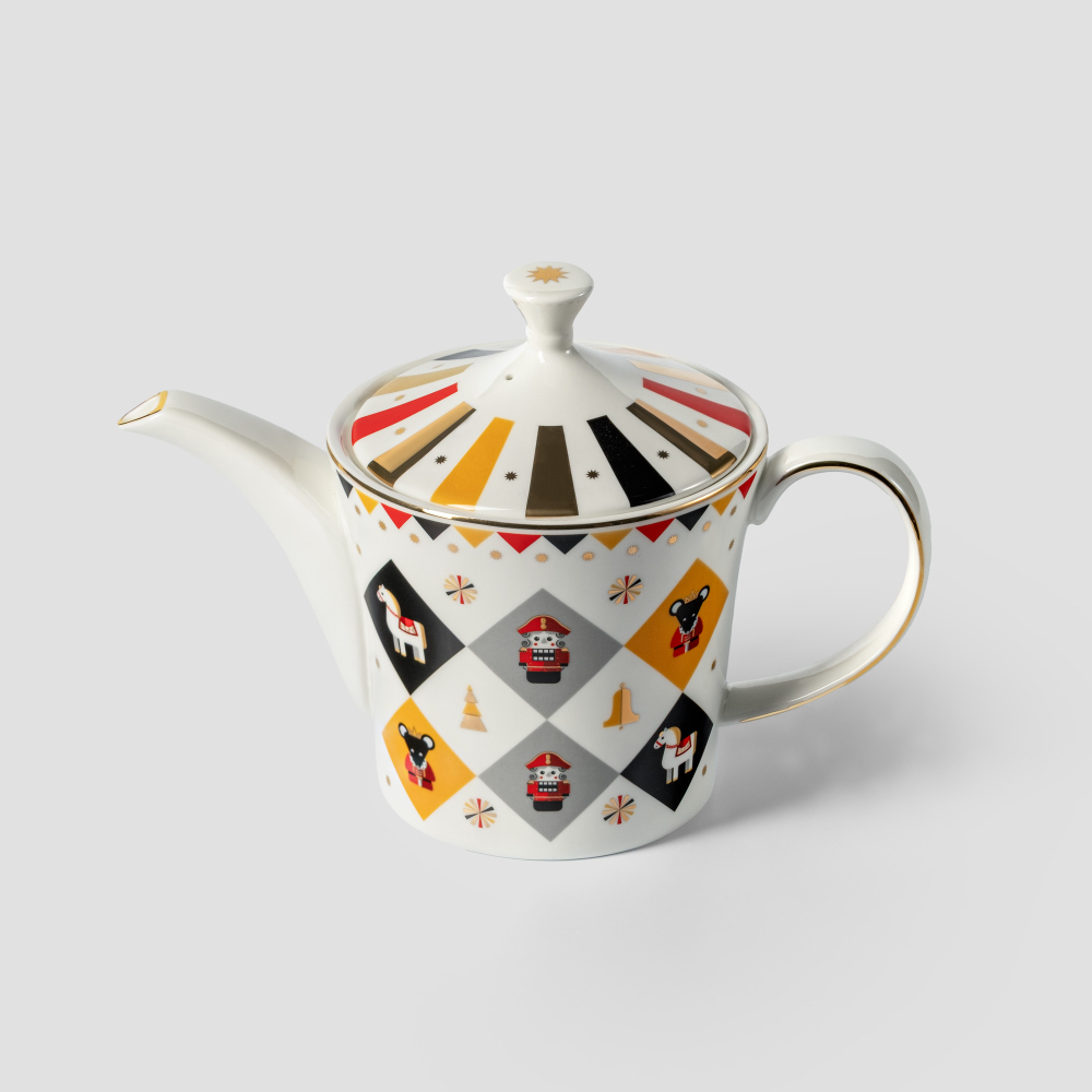 Чайник Farforite «Щелкунчик» 1200 мл без подарочной упаковки