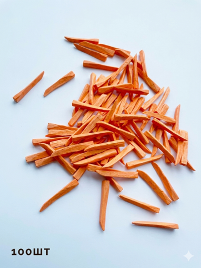 Деревянные клинья фиксирующие orange 100шт
