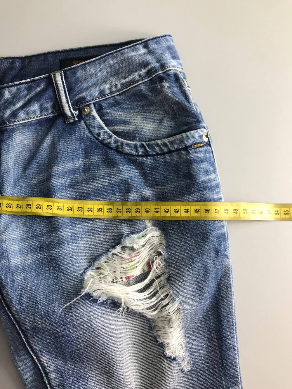 Шорты Silvian Heach джинсовые, маркировка 28, визуально на 42 размер