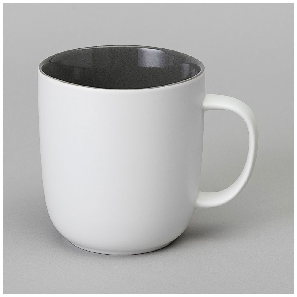 КРУЖКА BRONCO "VELOUR" 400 МЛ ТЕМНО-СЕРАЯ (МАЛ=4ШТ/КОР=24ШТ.)