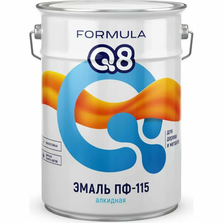 Эмаль ПФ-115 Formula Q8 синий (6кг,)