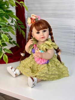 Кукла Реборн виниловая 55см в пакете (FA-565)