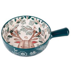 Емкость для запекания "Kawaii Forest.Deer" 22*16*5,5см. v=650мл. (фарфор) (min9) (транспортная упако