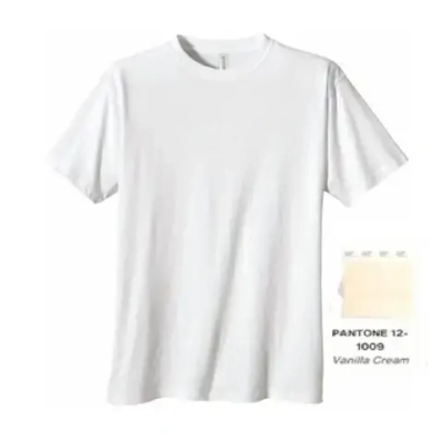 Футболка женская однотонная, ваниль, р-р 44