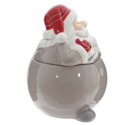 GAEM Конфетница "Дед Мороз", 800 мл, L13 W12,5 H18 см
