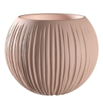 Кашпо для цветов пластиковое 1,7л d-13.5 см «Сфера» Фраппе