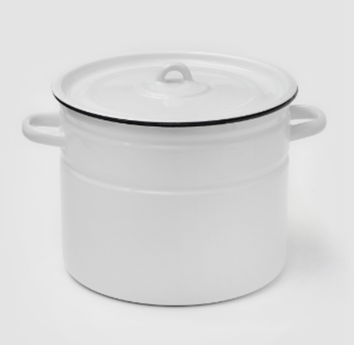 Кастрюля эмалированная, 9 л, d=26 см, цилиндрическая, цвет МИКС