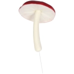 Фигура на спице «Гриб - Мухомор» 14 см, бордовый