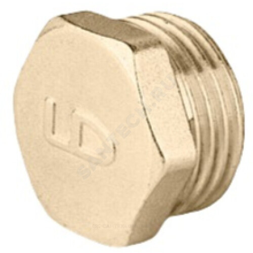 Заглушка латунь Ду 25 (1") НР LD LD.65.505.25