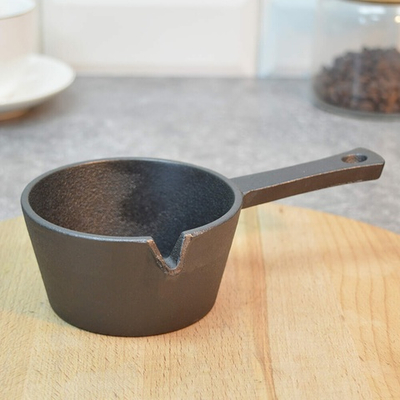 Кокотница 170мл чугунная с длинной ручкой MB 31147