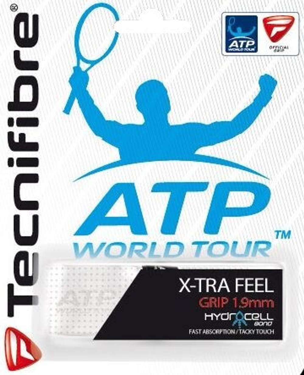 Теннисные намотки базовые Tecnifibre X-Tra Feel 1P - белый