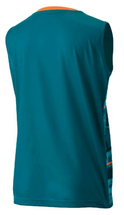 Женский топ теннисный Yonex Sleeveless Club - Бирюзовый
