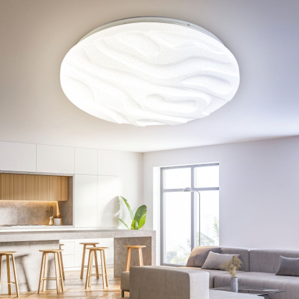 Светильник потолочный светодиодный ЭРА Классик с ДУ SPB-6 Wave 30 30Вт 3000-6500К 2550Лм | Светильники SPB-6 с ДУ