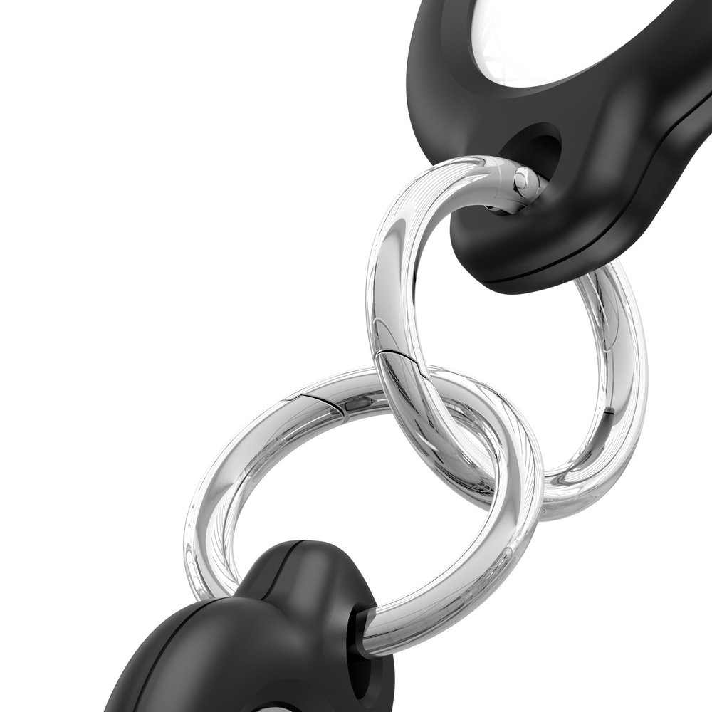 Комплект защитный чехлов-держателей 4шт с кольцом для AirTag, Dux Ducis