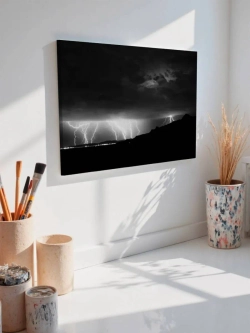 Картина на стену 40 X 50 Молнии