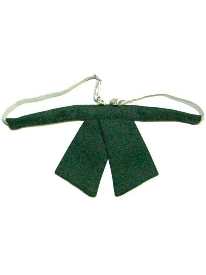 Галстук бант оливковый