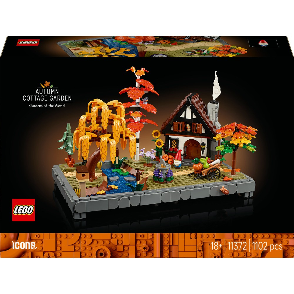 LEGO Icons - Осенний сад с домиком 11372