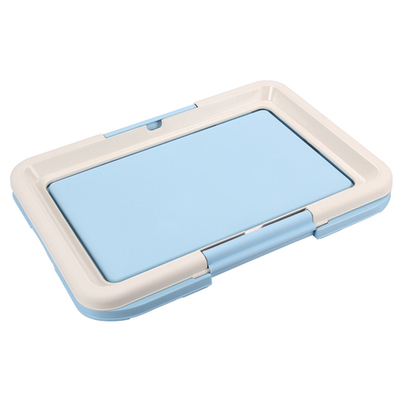 Туалет для собак "Интерьер" L, голубой/белый, 630*490*40мм, серия HYGIENE, Triol