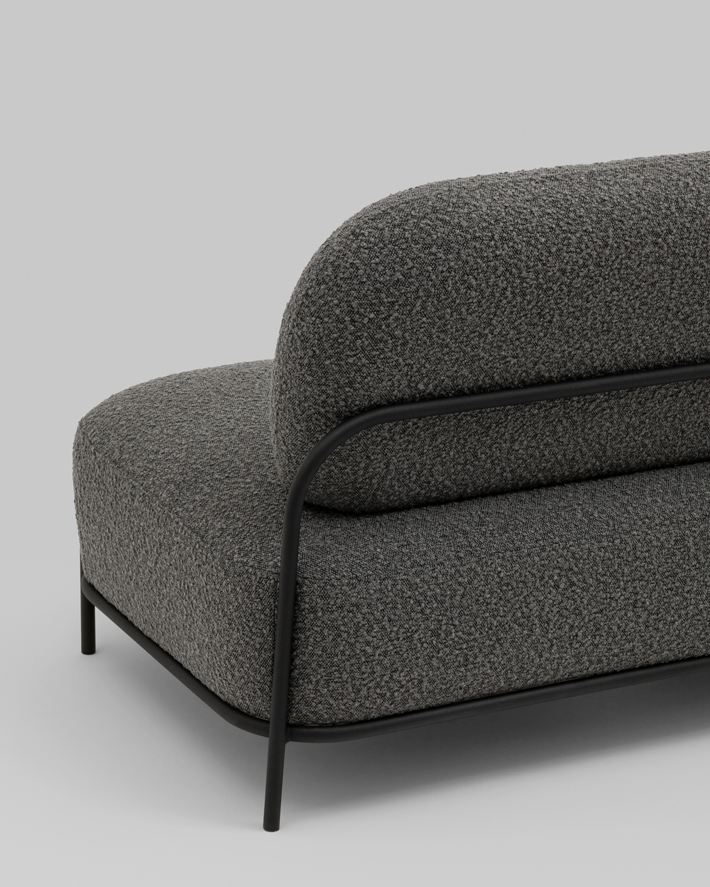 Диван Стоун new ткань букле тёмно-серый