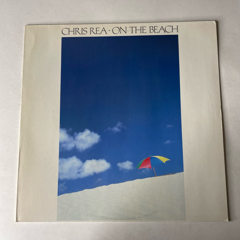 Винтажная виниловая пластинка LP Chris Rea Крис Ри, On The Beach (Германия 1986)